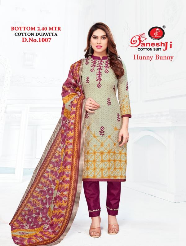 Ganeshji Hunny Bunny indo Cotton Designer Exclusive Dress Material